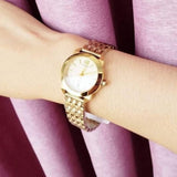 Buy Shop Tory Burch Whitney White Dial Gold Steel Strap Watch for Women - TBW8000 USA Online