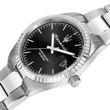 Buy Shop Maserati Competizione Black Dial Silver Steel Strap Watch for Men - R8853100028 USA Online