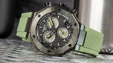 Buy Shop Tissot T Race Chronograph Black Dial Green Rubber Strap Watch for Men - T141.417.37.061.02 USA Online
