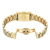 Buy Shop Emporio Armani Genni Crystals Mother of Pearl Dial Gold Steel Strap Watch for Women - AR11659 USA Online
