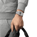 Buy Shop Tissot Digital Quartz Silver Dial Silver Steel Strap Watch for Men - T137.463.11.030.00 USA Online