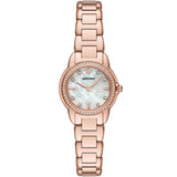 Buy Shop Emporio Armani Mia Mother of Pearl Dial Rose Gold Steel Strap Watch for Women - AR11671 USA Online