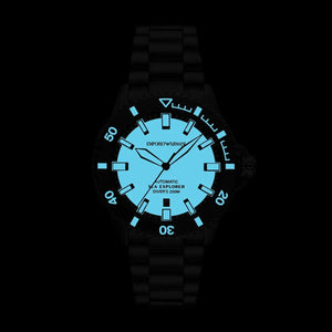Buy Shop Emporio Armani Sea Explorer Turquoise Blue Dial Black Steel Strap Watch for Men - AR60084 USA Online