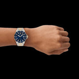 Buy Shop Emporio Armani World Explorer Blue Dial Two Tone Steel Strap Watch for Men - AR11682 USA Online