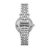 Buy Shop Emporio Armani Gianni T-Bar Pink Dial Silver Steel Strap Watch for Women - AR11686 USA Online