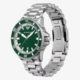Buy Shop Emporio Armani Sea Explorer Green Dial Silver Steel Strap Watch for Men - AR60080 USA Online