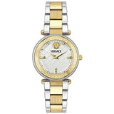 Buy Shop Versace Reve Analog White Dial Two Tone Steel Strap Watch for Women - VE8B00724 USA Online