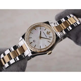 Buy Shop Emporio Armani Federica Mother of Pearl Dial Two Tone Steel Strap Watch for Women - AR11559 USA Online