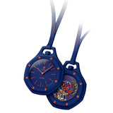 Buy Shop Swatch Royal Pop Blue Dial Blue Leather Strap Watch for Men - Orenji Hachi USA Online