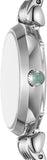 Buy Shop Emporio Armani Gianni T Bar Green Dial Silver Steel Strap Watch for Women - AR11667 USA Online