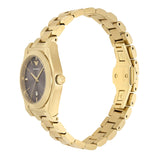 Buy Shop Emporio Armani Federica Brown Dial Gold Steel Strap Watch for Women - AR11700 USA Online