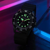 Buy Shop Citizen Mechanical Automatic Black Dial Black Rubber Strap Watch for Men - NJ0125-11E USA Online