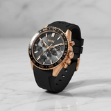 Buy Shop Hugo Boss Runner Chronograph Black Dial Black Silicone Strap Watch for Men - 1514168 USA Online