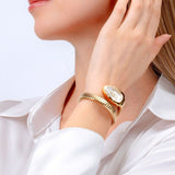 Buy Shop Just Cavalli Glam Evo 9 White Dial Two Tone Steel Strap Watch for Women - JC1L224M0065 USA Online