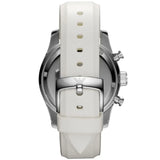 Buy Shop Emporio Armani Sportivo Chronograph White Dial White Rubber Strap Watch for Men - AR5947 USA Online