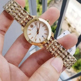 Buy Shop Tory Burch Whitney White Dial Gold Steel Strap Watch for Women - TBW8000 USA Online