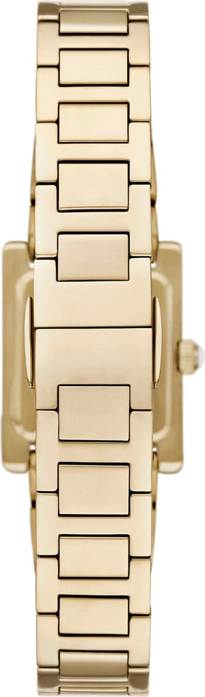 Buy Shop Emporio Armani Genni Crystals Gold Dial Gold Steel Strap Watch for Women - AR11663 USA Online
