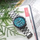 Buy Shop Hugo Boss Strike Chronograph Green Dial Silver Steel Strap Watch for Men - 1514241 USA Online