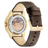 Buy Shop Citizen Mechanical Automatic Green Dial Brown Leather Strap Watch for Men - NJ0173-18X USA Online
