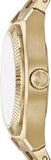 Buy Shop Emporio Armani Federica Brown Dial Gold Steel Strap Watch for Women - AR11700 USA Online