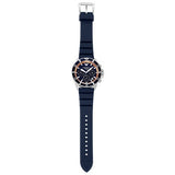 Buy Shop Emporio Armani World Explorer Chronograph Blue Dial Blue Silicone Strap Watch for Men - AR11696 USA Online