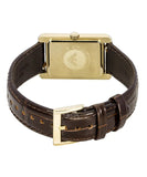 Buy Shop Emporio Armani Gino White Dial Brown Leather Strap Watch for Men - AR11665 USA Online