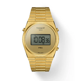 Buy Shop Tissot PRX Digital Quartz Gold Dial Gold Steel Strap Watch for Men - T137.463.33.020.00 USA Online