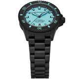Buy Shop Emporio Armani Sea Explorer Turquoise Blue Dial Black Steel Strap Watch for Men - AR60084 USA Online