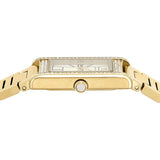 Buy Shop Emporio Armani Genni Crystals Mother of Pearl Dial Gold Steel Strap Watch for Women - AR11659 USA Online