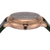 Buy Shop Emporio Armani Mia Meccanico Mother of Pearl Dial Green Leather Strap Watch for Women - AR60073 USA Online