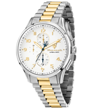 Buy Shop Maserati Sorpasso Chronograph White Dial Two Tone Steel Strap Watch for Men - R8873624003 USA Online