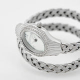 Buy Shop Just Cavalli Twined Mother of Pearl Dial Silver Steel Strap Watch for Women - JC1L305M0015 USA Online