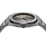 Buy Shop D1 Milano Ultra Thin Anthracite Gray Dial Gray Steel Strap Watch for Men - D1-UTBJ22 USA Online