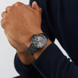 Buy Shop Emporio Armani World Explorer Black Dial Black Steel Strap Watch for Men - AR11398 USA Online