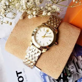 Buy Shop Tory Burch Whitney White Dial Gold Steel Strap Watch for Women - TBW8000 USA Online