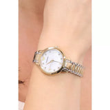 Buy Shop Emporio Armani Cleo Three Hand Mother of Pearl Dial Two Tone Steel Strap Watch for Women - AR11513 USA Online