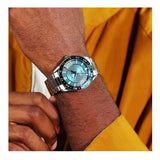 Buy Shop Hugo Boss Runner 3H Green Dial Silver Steel Strap Watch for Men - 1514208 USA Online