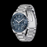 Buy Shop Hugo Boss Strike Chronograph Blue Dial Silver Steel Strap Watch for Men - 1514240 USA Online