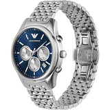 Buy Shop Emporio Armani Antonio Chronograph Blue Dial Silver Steel Strap Watch for Men - AR11582 USA Online