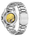 Buy Shop Citizen Mechanical Automatic Blue Dial Silver Steel Strap Watch for Men - NJ0178-81M USA Online