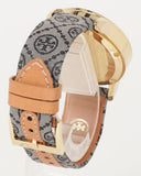Buy Shop Tory Burch Classic Chronograph White Dial Grey Nylon Strap Watch for Women - TBW1035 USA Online