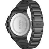 Buy Shop Hugo Boss Taper Chronograph Black Dial Black Steel Strap Watch for Men - 1514088 USA Online