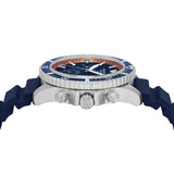 Buy Shop Emporio Armani World Explorer Chronograph Blue Dial Blue Silicone Strap Watch for Men - AR11696 USA Online