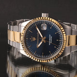 Buy Shop Maserati Competizione Blue Dial Two Tone Steel Strap Watch for Men - R8853100027 USA Online