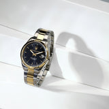 Buy Shop Maserati Competizione Black Dial Two Tone Steel Strap Watch for Men - R8853100042 USA Online