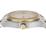 Buy Shop Emporio Armani Federica Mother of Pearl Dial Two Tone Steel Strap Watch for Women - AR11559 USA Online