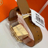 Buy Shop Tory Burch Robinson White Dial Brown Leather Strap Watch for Women - TBW1503 USA Online