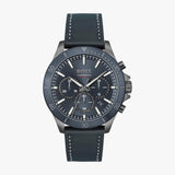 Buy Shop Hugo Boss Troper Chronograph Blue Dial Blue Leather Strap Watch for Men - 1514056 USA Online