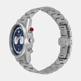 Buy Shop Emporio Armani Racer Chronograph Blue Dial Silver Steel Strap Watch for Men - AR11676 USA Online