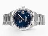 Buy Shop Maserati Competizione Blue Dial Silver Steel Strap Watch for Men - R8853100029 USA Online